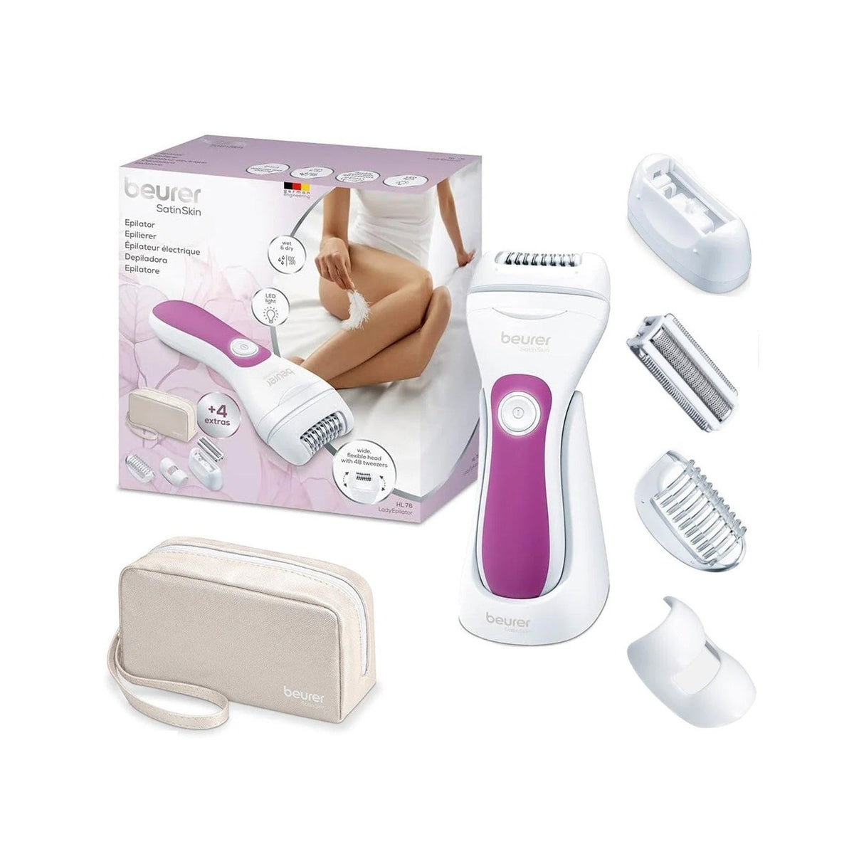 Beurer HL 76 Satin Skin Epilator Shaver & Trimmer