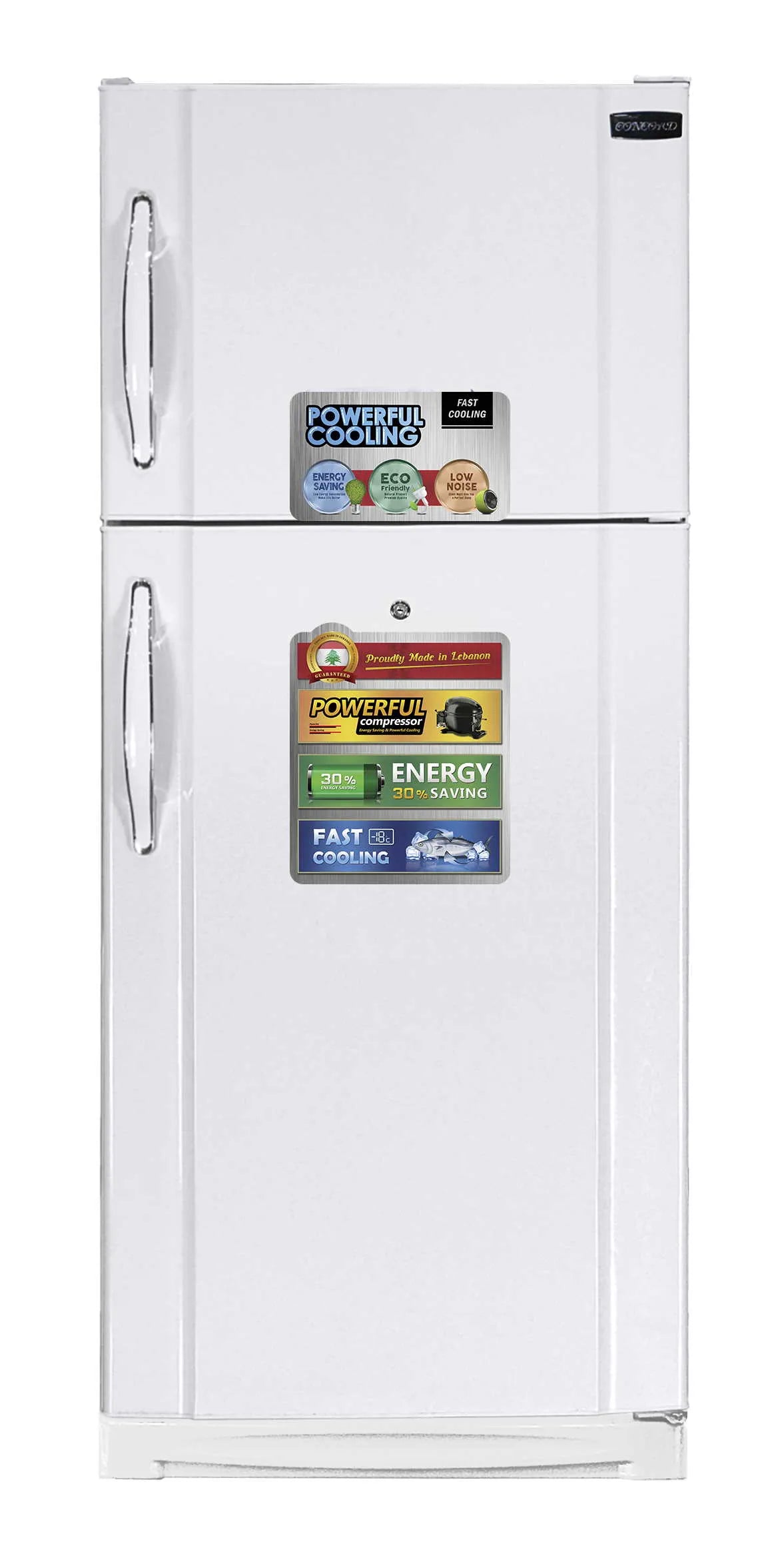 Concord TN2300 – 590L Double Door No Frost Refrigerator (White)