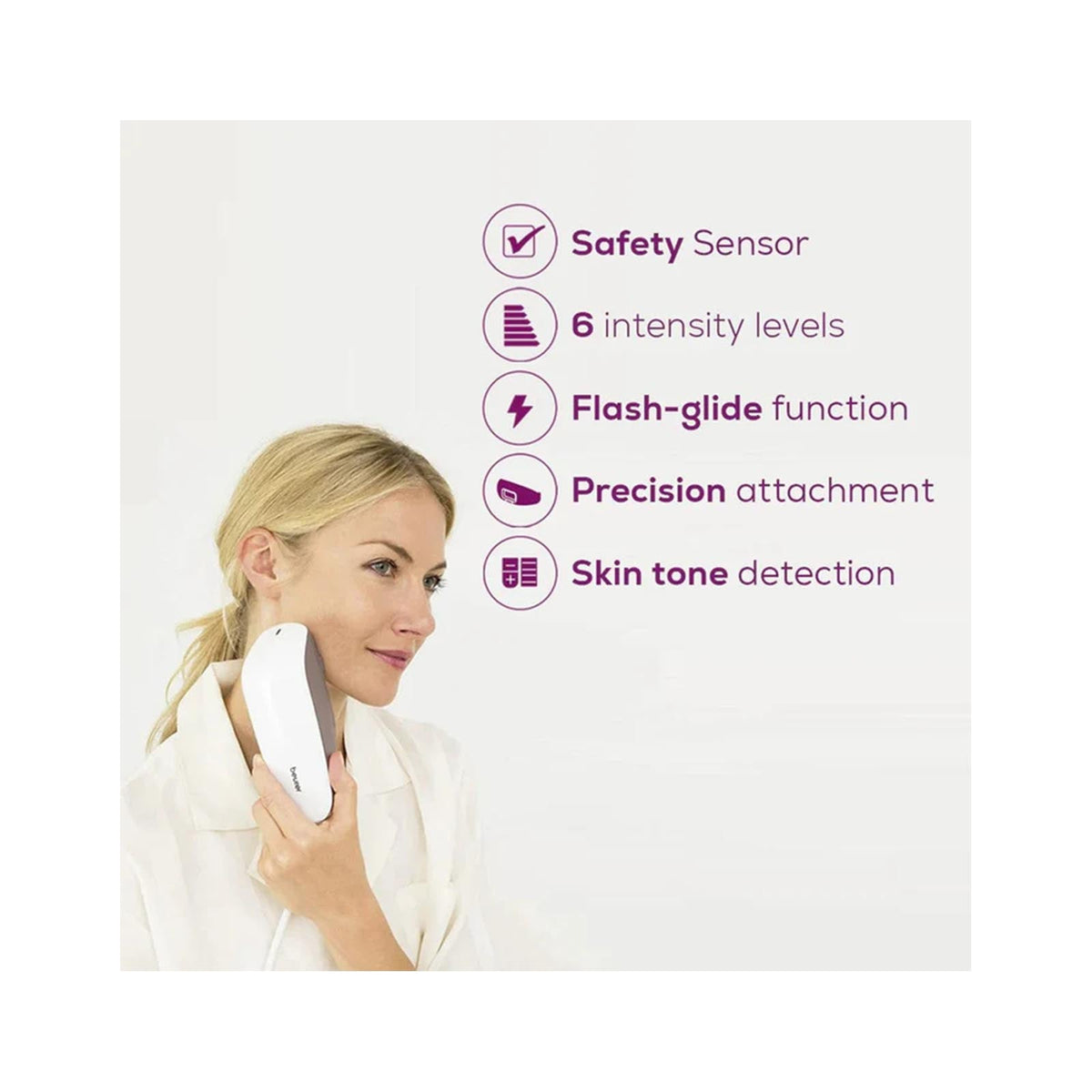 Beurer IPL10000+ Long-lasting hair removal