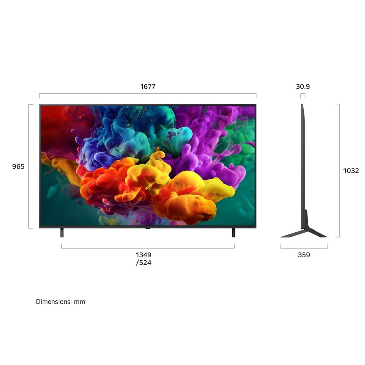 LG 75-inch QNED evo AI QNED85 Mini LED 4K Smart TV - image 2
