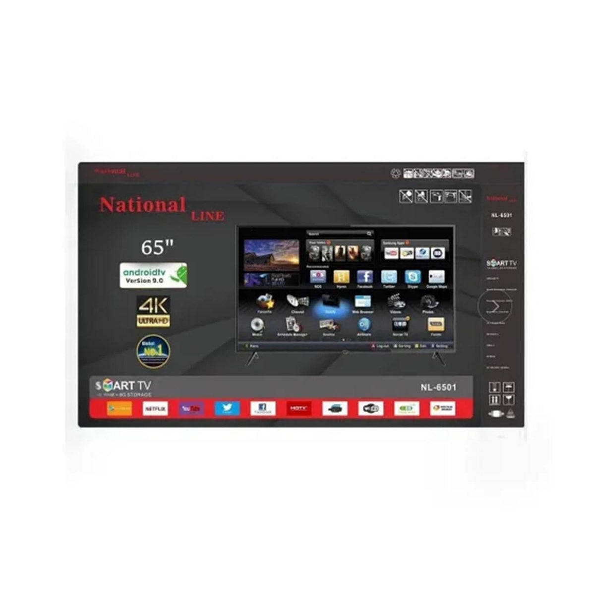 National Line 65-inch Frameless 4K Smart Android TV - image 1