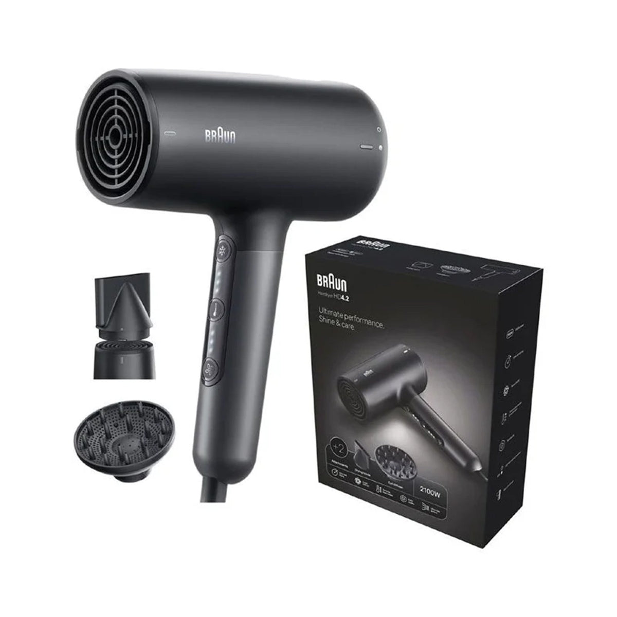 Braun Hair Dryer 2200w Black - image 1