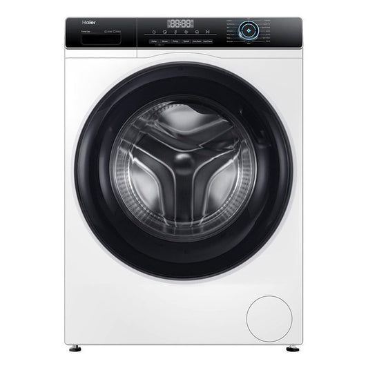 Haier HW80-BP12929 Front Load Washing Machine - Inverter Motor, 8kg, 1200 RPM White