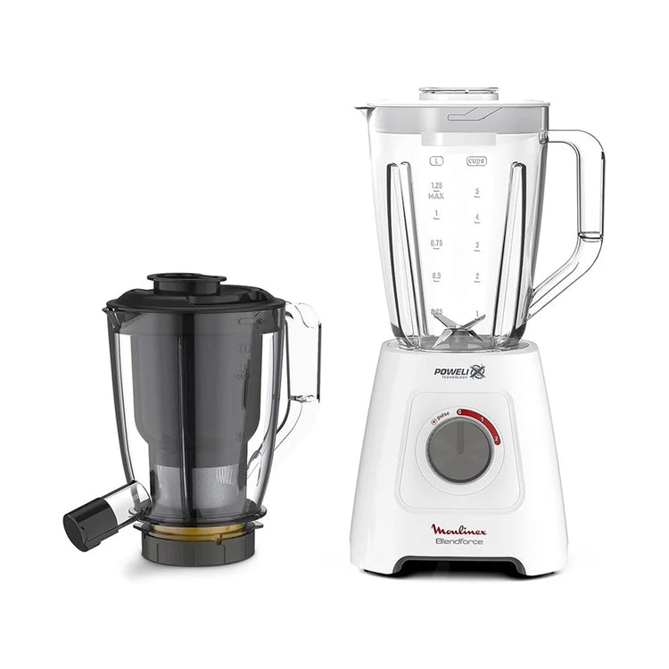 Moulinex Blender Force – 600W, 2L, 2 Speeds + Juice