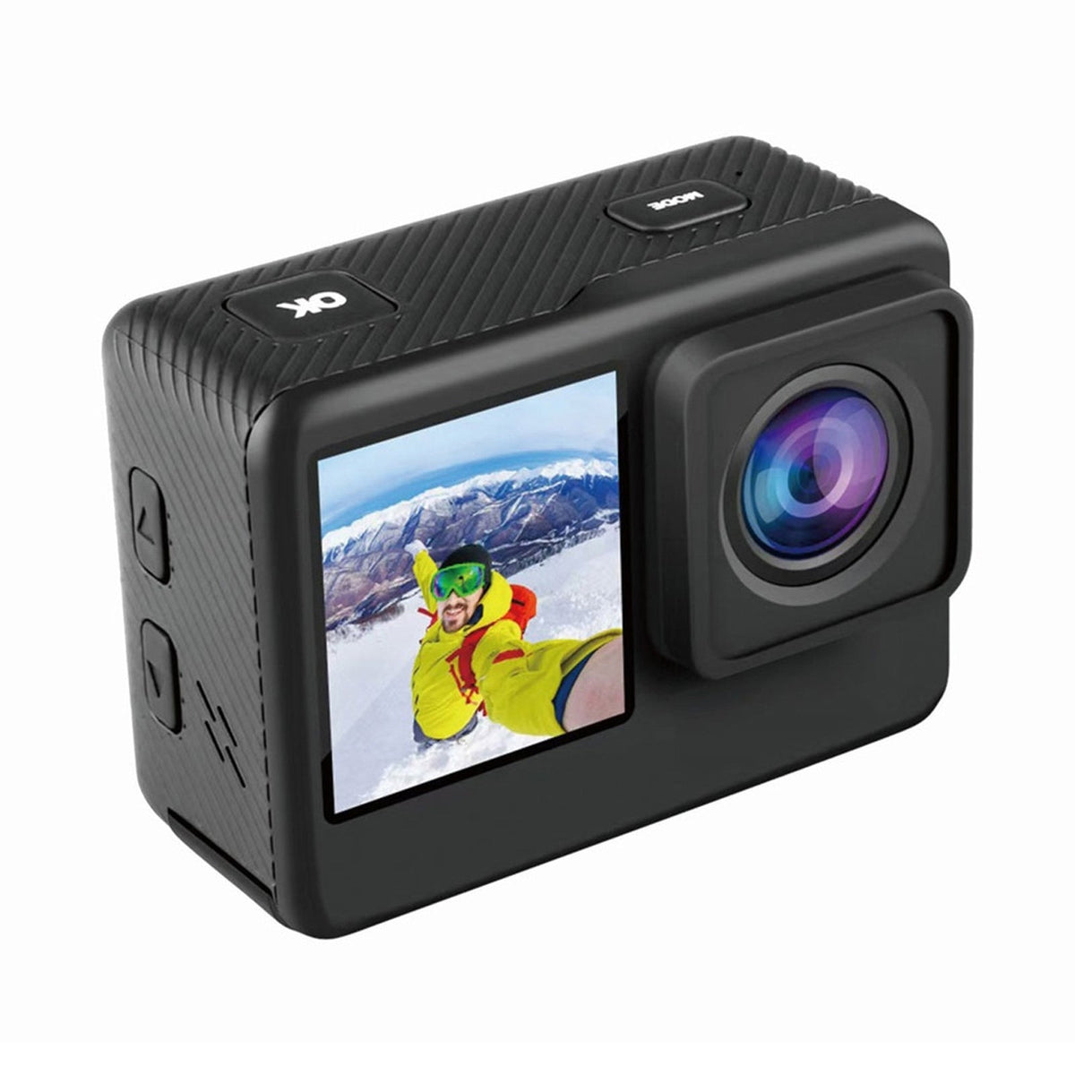 PORODO LIFESTYLE WATER-PROOF 4K ACTION CAMERA 900mAh - BLACK
