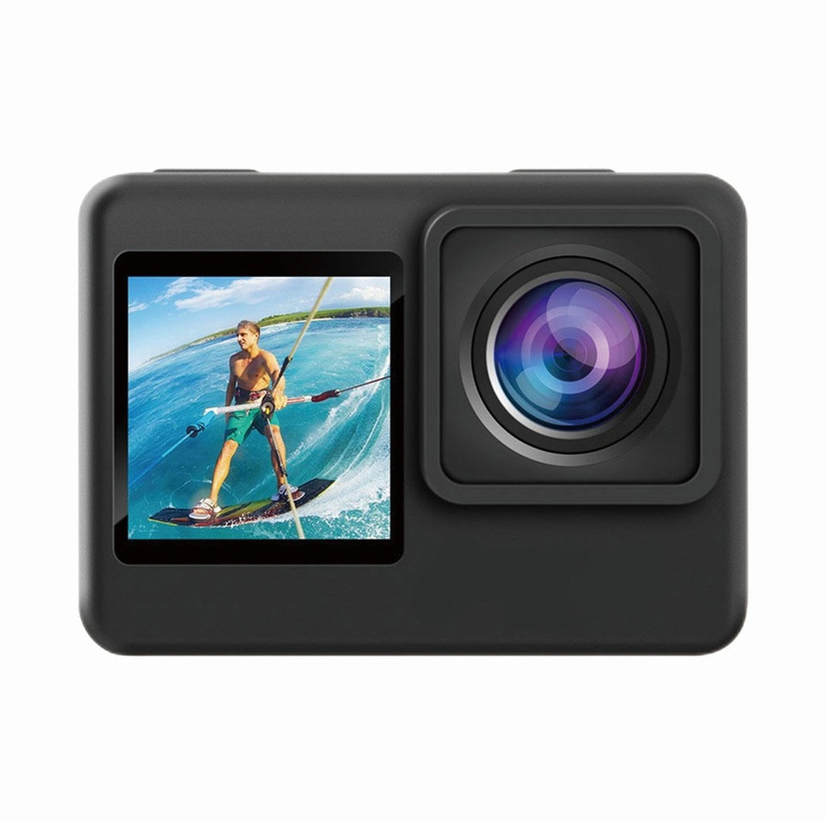 PORODO LIFESTYLE WATER-PROOF 4K ACTION CAMERA 900mAh - BLACK