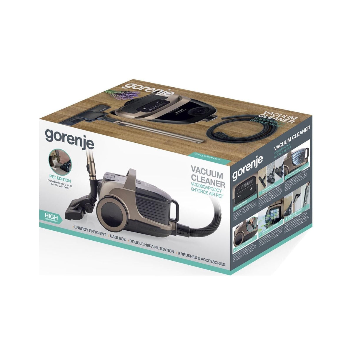 Gorenje Bagless Vacuum Cleaner 850W Black