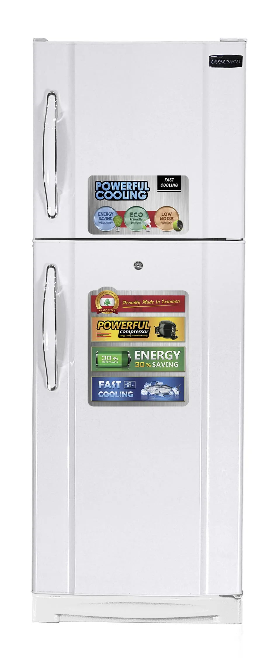 Concord TN1600 – 420L Double Door No Frost Refrigerator (White)